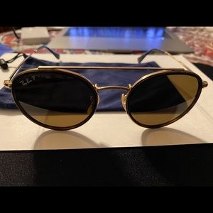 Ray-Ban 3647N001/57 GoldCrystal Brown Polarized